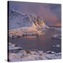 Reine' (Village), Lilandstinden, Moskenesoya (Island), Lofoten, 'Nordland' (County), Norway-Rainer Mirau-Stretched Canvas