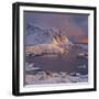 Reine' (Village), Lilandstinden, Moskenesoya (Island), Lofoten, 'Nordland' (County), Norway-Rainer Mirau-Framed Photographic Print