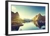 Reine Village, Lofoten Islands, Norway-Iakov Kalinin-Framed Photographic Print