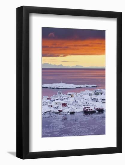 Reine' (Village), Moskenesoya (Island), Lofoten, 'Nordland' (County), Norway-Rainer Mirau-Framed Photographic Print