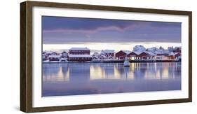 Reine' (Village), Moskenesoya (Island), Lofoten, 'Nordland' (County), Norway-Rainer Mirau-Framed Photographic Print