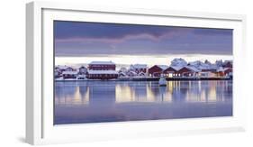 Reine' (Village), Moskenesoya (Island), Lofoten, 'Nordland' (County), Norway-Rainer Mirau-Framed Photographic Print