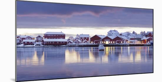 Reine' (Village), Moskenesoya (Island), Lofoten, 'Nordland' (County), Norway-Rainer Mirau-Mounted Photographic Print