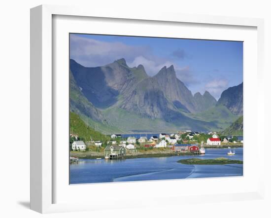 Reine Village of Moskenesoya, Lofoten Islands, Nordland, Norway, Scandinavia, Europe-Gavin Hellier-Framed Photographic Print