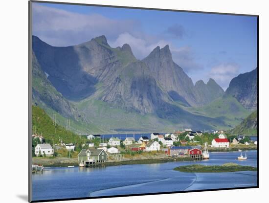 Reine Village of Moskenesoya, Lofoten Islands, Nordland, Norway, Scandinavia, Europe-Gavin Hellier-Mounted Photographic Print