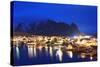 Reine Waterfront, Moskenesoy, Lofoten Islands, Norway, Scandinavia, Europe-Christian Kober-Stretched Canvas