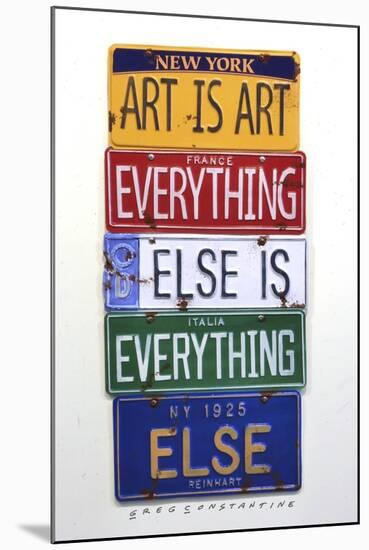 Reinhardt Everything Else-Gregory Constantine-Mounted Giclee Print