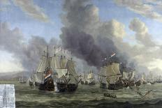 Caulking of Ships at the Bothuisje on Het Ij in Amsterdam-Reinier Nooms-Art Print