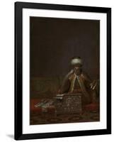 Reis Effendi, Head of the Chancery-Jean Baptiste Vanmour-Framed Art Print