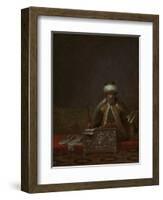 Reis Effendi, Head of the Chancery-Jean Baptiste Vanmour-Framed Art Print