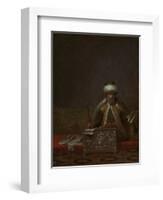 Reis Effendi, Head of the Chancery-Jean Baptiste Vanmour-Framed Art Print