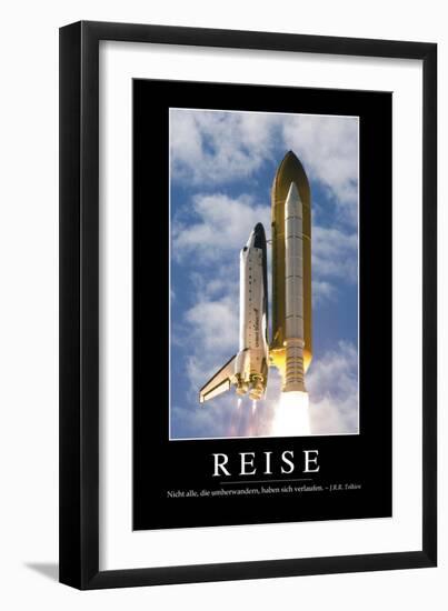 Reise: Motivationsposter Mit Inspirierendem Zitat-null-Framed Premium Photographic Print