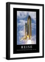 Reise: Motivationsposter Mit Inspirierendem Zitat-null-Framed Photographic Print