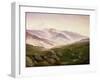 Reisenberg, the Mountains of the Giants, 1839-Caspar David Friedrich-Framed Giclee Print