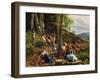 Reisigsammler Im Wiener Wald, 1855-Ferdinand Georg Waldmüller-Framed Giclee Print