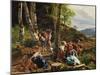 Reisigsammler Im Wiener Wald, 1855-Ferdinand Georg Waldmüller-Mounted Giclee Print