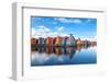 Reitdiephaven - Colorful Buildings on Water in Groningen, Netherlands-Olha Rohulya-Framed Photographic Print