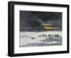 Reitende Indianer Im Schneesturm-Frank Buchser-Framed Giclee Print