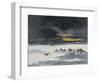 Reitende Indianer Im Schneesturm-Frank Buchser-Framed Giclee Print