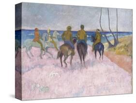 Reiter Am Strand (I) (Cavaliers Sur La Plage), 1902-Paul Gauguin-Stretched Canvas