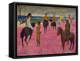 'Reiter am Strande', 1902-Paul Gauguin-Framed Stretched Canvas