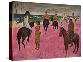 'Reiter am Strande', 1902-Paul Gauguin-Stretched Canvas