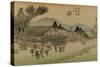 Reizgers Pass a Resting Place Along the Tokaido-Utagawa Hiroshige-Stretched Canvas