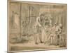 Rejected sketch for 'Industry and Idleness', 1747-William Hogarth-Mounted Giclee Print