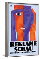 Reklame Schau-Fritz Rosen-Framed Art Print