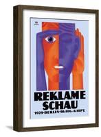 Reklame Schau-Fritz Rosen-Framed Art Print