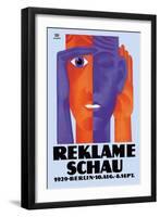 Reklame Schau-Fritz Rosen-Framed Art Print