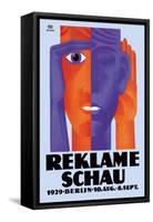 Reklame Schau-Fritz Rosen-Framed Stretched Canvas