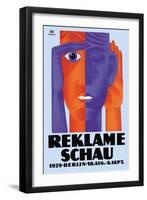 Reklame Schau-Fritz Rosen-Framed Art Print