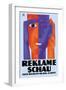 Reklame Schau-Fritz Rosen-Framed Art Print