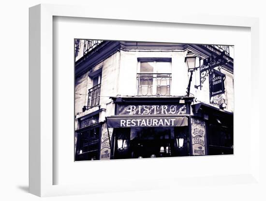 Relais Odeon Restaurant, Left Bank, Paris, France-Russ Bishop-Framed Photographic Print