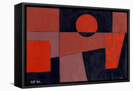 Related Reds with Black, 1999-George Dannatt-Framed Stretched Canvas