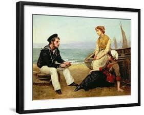 Relating His Adventures, 1881-William Oliver-Framed Giclee Print