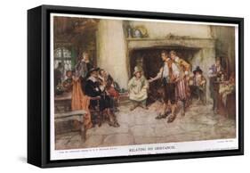 Relating His Grievances-Arthur David McCormick-Framed Stretched Canvas