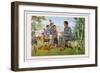 Relationship Between a Teacher and Pupil is as Close as Family-Che Ang-jin-Framed Art Print