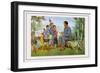Relationship Between a Teacher and Pupil is as Close as Family-Che Ang-jin-Framed Art Print