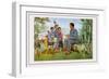 Relationship Between a Teacher and Pupil is as Close as Family-Che Ang-jin-Framed Art Print