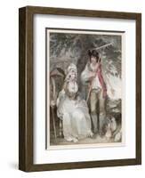 Relatively Prosperous Farming Couple-W. Nutter-Framed Art Print