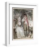 Relatively Prosperous Farming Couple-W. Nutter-Framed Art Print