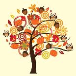 Fall Tree-relato-Art Print