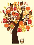 Fall Tree-relato-Mounted Art Print