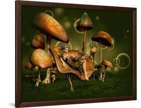 Relax 3D Computer Graphics-Atelier Sommerland-Framed Art Print