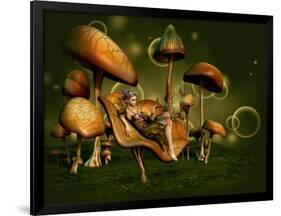 Relax 3D Computer Graphics-Atelier Sommerland-Framed Art Print