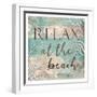 Relax Beach-Jace Grey-Framed Art Print