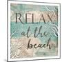 Relax Beach-Jace Grey-Mounted Art Print