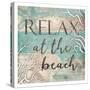 Relax Beach-Jace Grey-Stretched Canvas